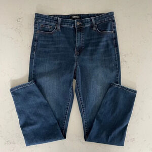 Buffalo David Bitton Mollie Hi Rise Dark Wash Stretch Skinny Jeans Blue Sz 10